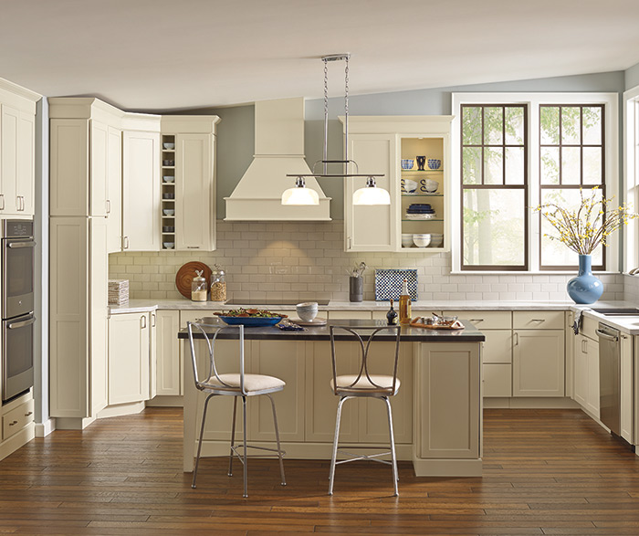 Kemper Cabinets - Soft White Transitional Shaker - Gerome's Kitchen And Bath