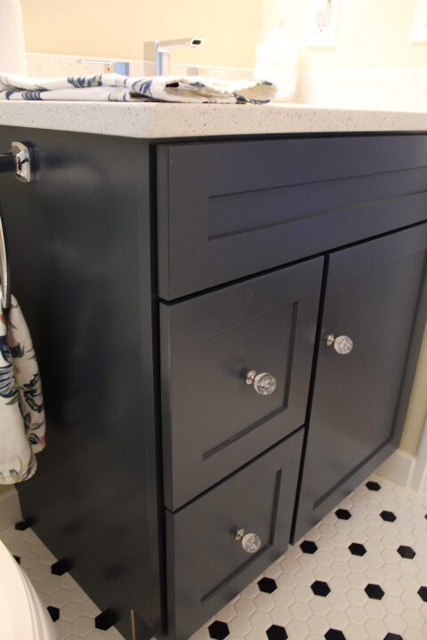Guest Bath Vanity - Small Bathroom Remodel - Chesterland - Gerome's Kitchen And Bath
