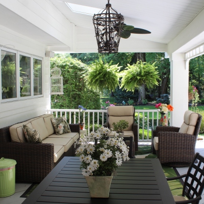 Patio Design - Outdoor Table View - Gerome's Kitchen And Bath