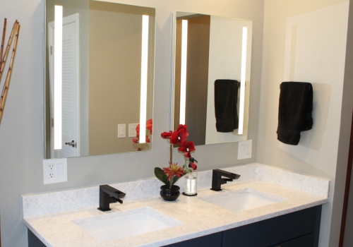 Bathroom Remodeling - Kohler Verdera - Lighted Mirrors - Gerome's Kitchen And Bath