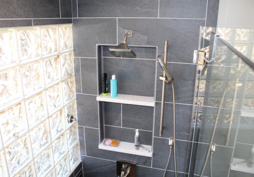 Master Bath Remodel - Modern Glass Shower - Gerome's Kitchen And Bath