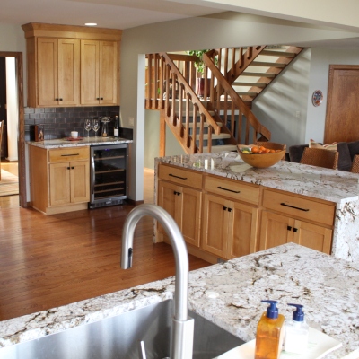 Top Kitchen Design - View To Stairs - Gerome's Kitchen And Bath