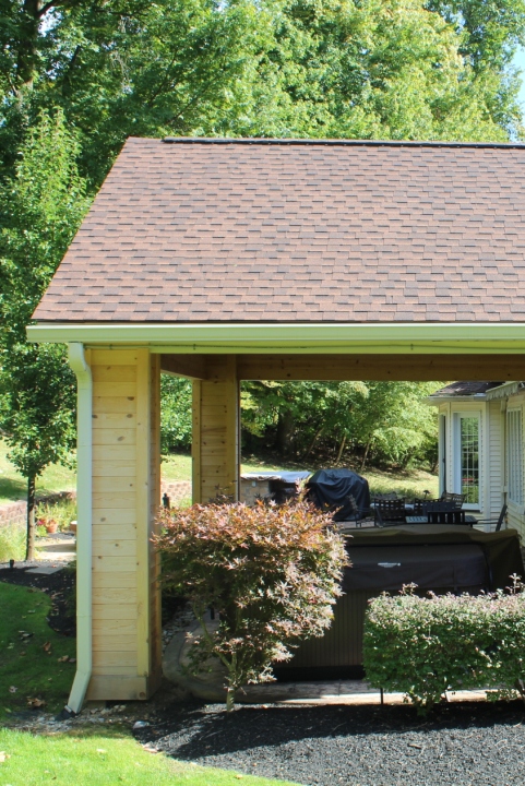 Covered Patio - Post Construction - Gerome's Kitchen And Bath